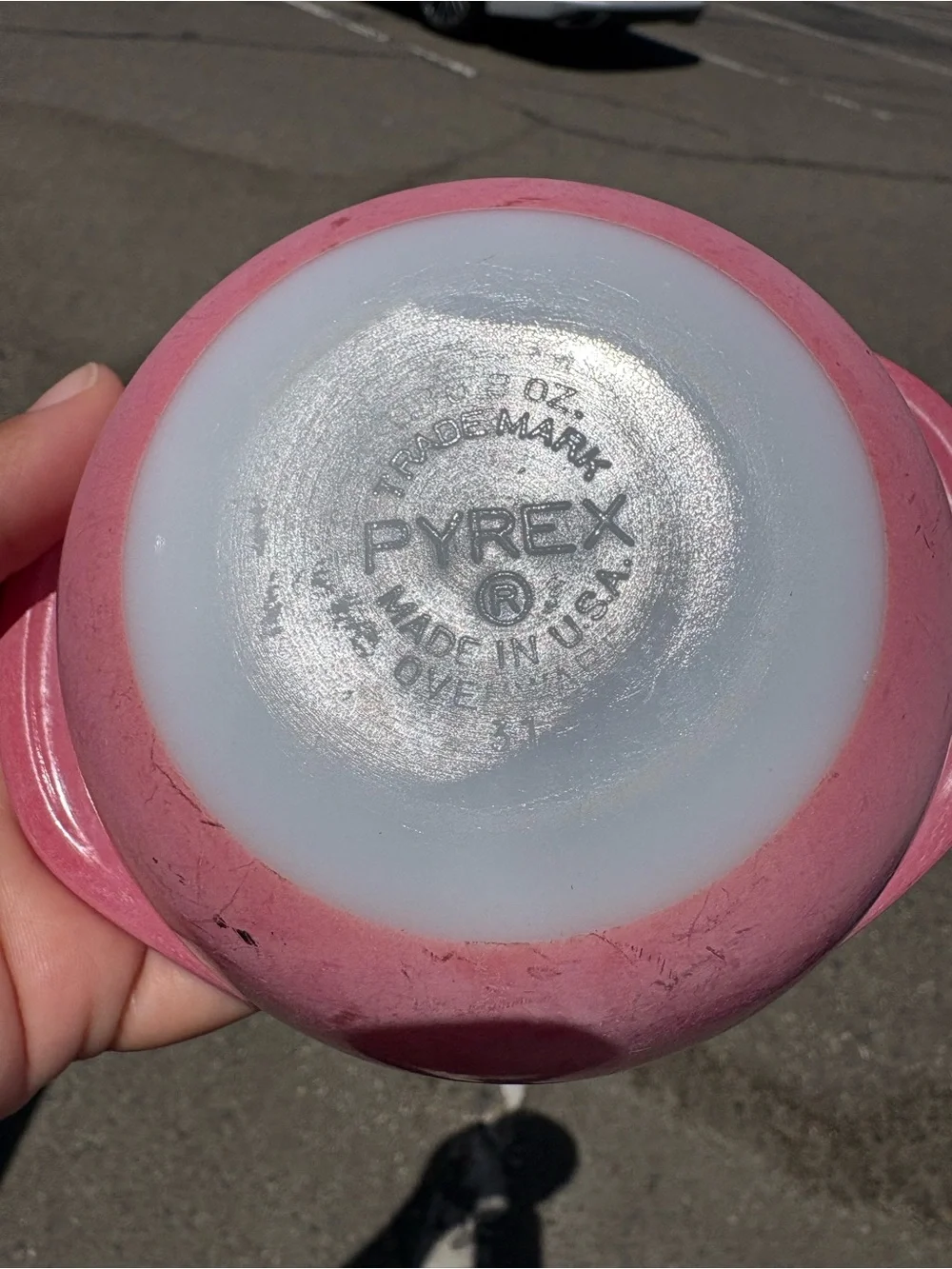 vintage Pyrex Flamingo Pink 8 oz individual casserole dishes set of 2 no lids